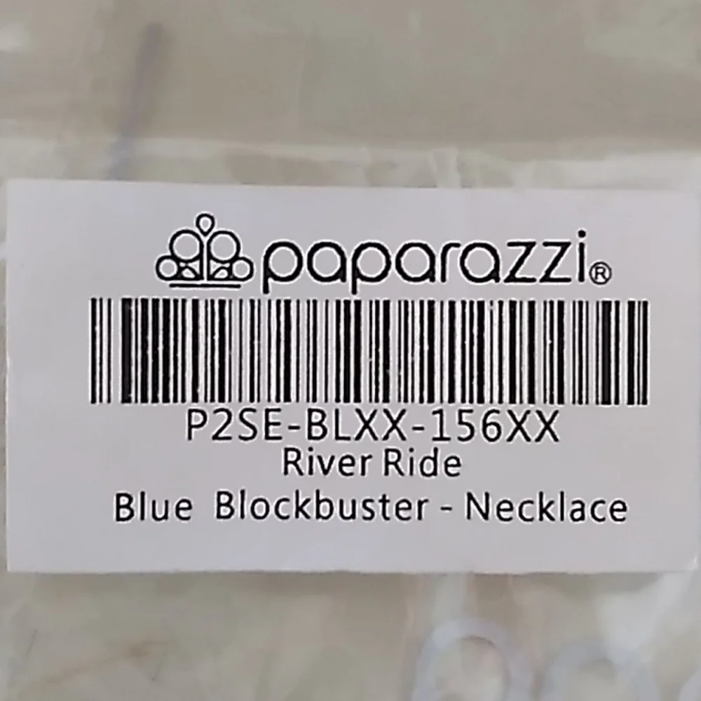 River Ride Blue Blockbuster-Necklace with earrings, Lead and Nickle free - Picture 6 of 6